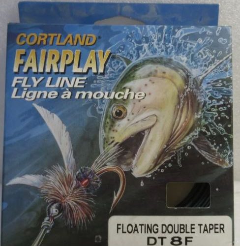 This image shows you the outside packaging for the DT8F fly line